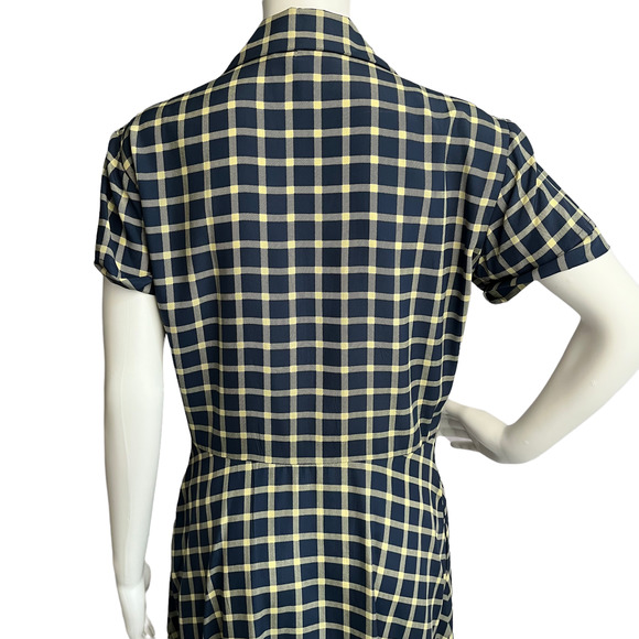 Ralph Lauren Collection Purple Label Light Academia Silk Dress Womwn Size 10 - Picture 4 of 16